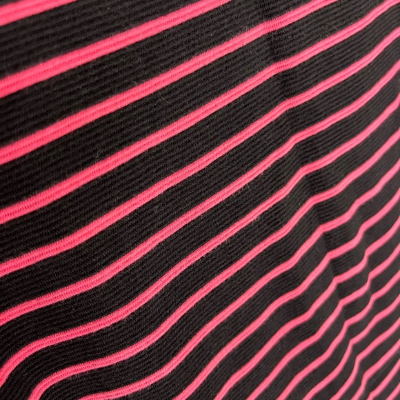 Talbots Black/Pink Stripped Dress - Picture 3 of 4